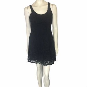 Elegant Black Lace Dress